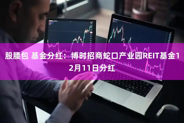 股腰包 基金分红：博时招商蛇口产业园REIT基金12月11日分红